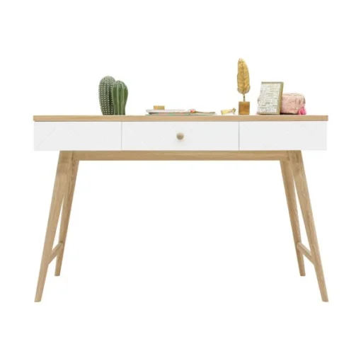 Bopita Paris Bureau Wit / Eiken - Afbeelding 2