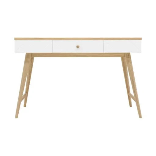 Bopita Paris Bureau Wit / Eiken