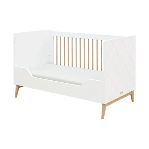 Bopita Paris Bedbank Wit / Eiken 70 X 140 Cm - Afbeelding 3