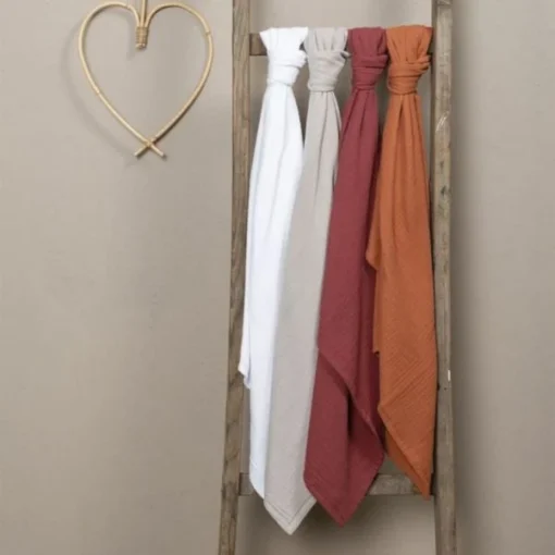 Baby's Only Swaddle 120 X 120 Cm Breeze Urban Taupe - Afbeelding 3