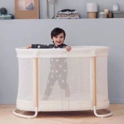 BabyBjörn Ledikant Wit -Kindermeubelwinkel babybj rn ledikant wit sfeer b726