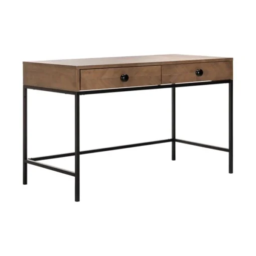 Europe Baby Beau Bureau Walnoot Incl. Metalen Onderstel - Afbeelding 2