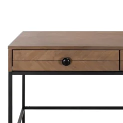 Europe Baby Beau Bureau Walnoot Incl. Metalen Onderstel -Kindermeubelwinkel beau walnoot bureau metalen onderstel detail 1 f62e