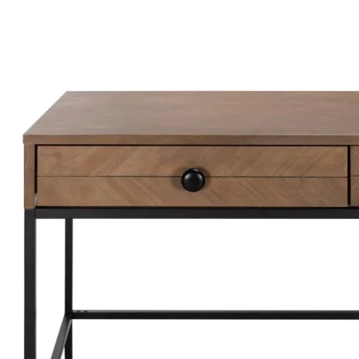 Europe Baby Beau Bureau Walnoot Incl. Metalen Onderstel - Afbeelding 5