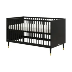 Bopita Cloë Bedbank Mat Zwart 70 X 140 Cm -Kindermeubelwinkel bedbank 70x140 clo mat zwart 2 edea