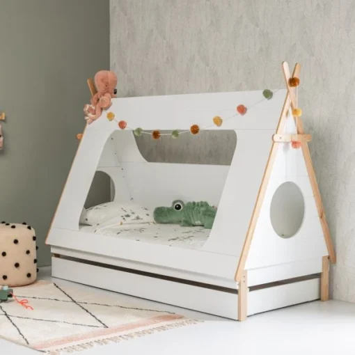 BLN Kids Tipi Bed Wit 90 X 200 Cm - Afbeelding 4