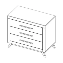 Bopita Fenna Commode Wit / Naturel -Kindermeubelwinkel bopita fenna commode wit naturel tekening 8b81