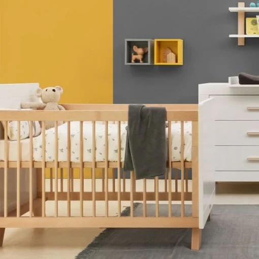 Bopita Lisa Babybed Wit / Naturel 60 X 120 Cm - Afbeelding 4