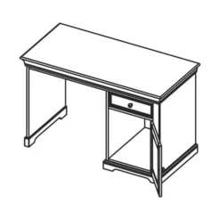 Kidsmill Chateau Bureau Wit -Kindermeubelwinkel bureau 4 e24b