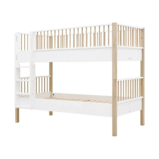 Bopita Mika Combi - Stapelbed Wit / Eiken 90 X 200 - Afbeelding 2