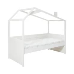 Cool Kids Bedbank Met Hutconstructie Wit 90 X 200 Cm