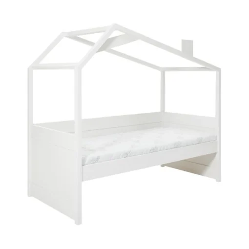 Cool Kids Bedbank Met Hutconstructie Wit 90 X 200 Cm