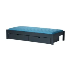 Manis-h Bed Met Opbergladen Antraciet