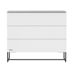 Kidsmill Modular 2 Commode 3L Mat Wit - Zwart - Mat Wit