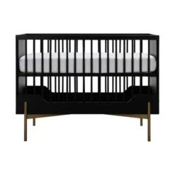 Kidsmill Boutique Babybed Zwart / Bras 60 X 120 Cm