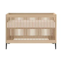Kidsmill Levi Babykamer | Bed 60 X 120 Cm + Commode Naturel Eiken -Kindermeubelwinkel levi ledikant 60x120 eiken rechte poot 2 1 510b