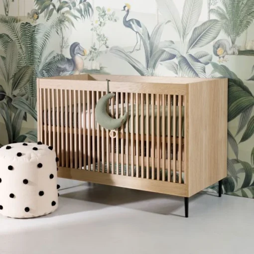 Kidsmill Levi Babykamer | Bed 60 X 120 Cm + Commode Naturel Eiken - Afbeelding 2