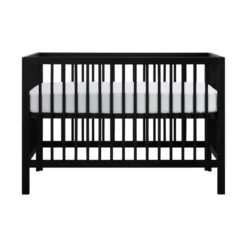 Kidsmill Pure Wood Ledikant Zwart Geborsteld 70 X 140 Cm