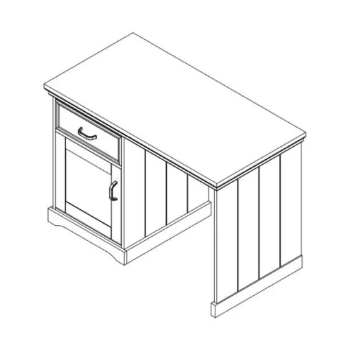 Kidsmill Savigno Bureau Met Kruis Grijs - Afbeelding 2