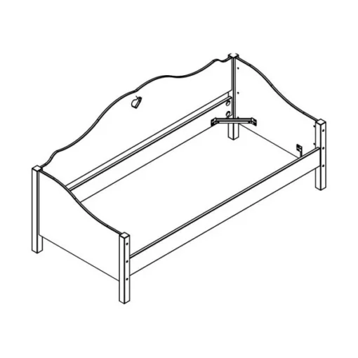 Vipack Amori Bedbank Wit 90 X 200 Cm - Afbeelding 3
