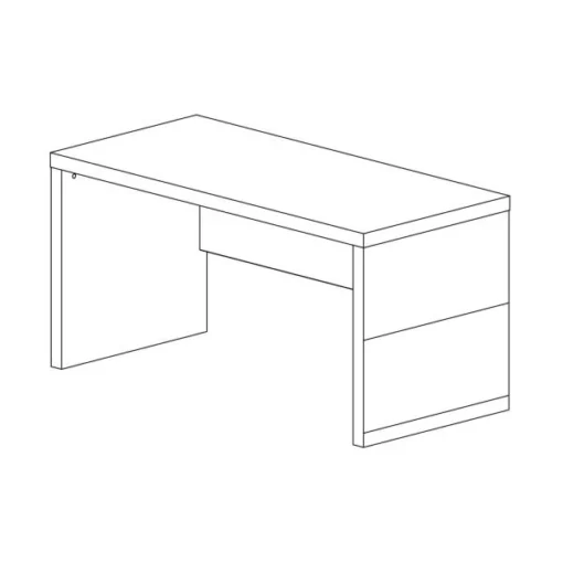 Vipack Lara Bureau Wit - Afbeelding 3