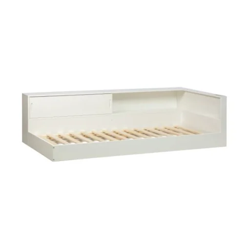 Woood Connect Hoekbed Wit 90 X 200 Cm - Afbeelding 2