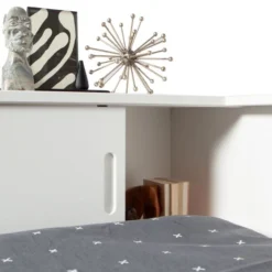 Woood Connect Hoekbed Wit 90 X 200 Cm -Kindermeubelwinkel woood connect hoekbed wit sfeer 1 0711