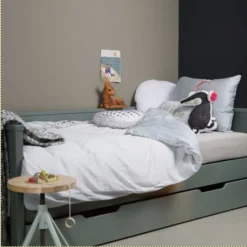 Woood Nikki Bedbank Jadegroen 90 X 200 Cm -Kindermeubelwinkel woood nikki bed jadegroen 90 x 200 cm sfeer b69f